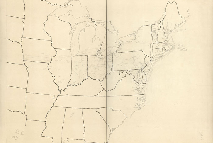 Slavery underground railroad map