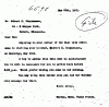  Gilbert Henry Stephenson. Case No. 6598. Letter from J. J. Sullivan to Robert C. Stephenson, May 25, 1921.--Correspondence (gif)